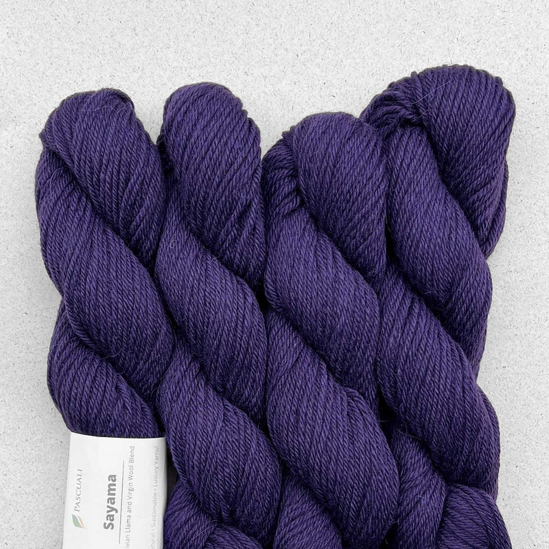 Pascuali Sayama in 321 Traube: Lama-Schurwoll-Garn.