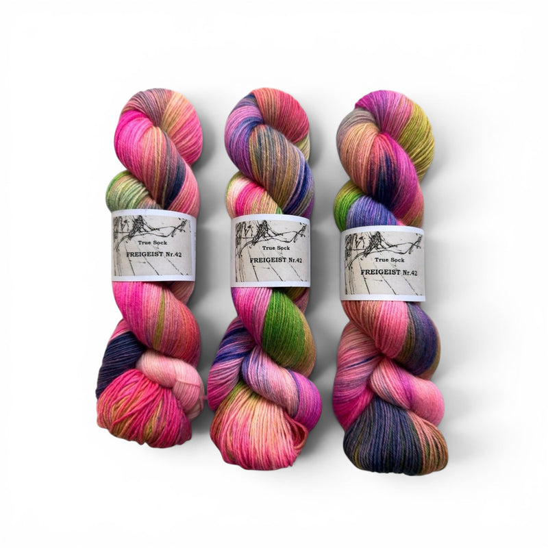 Atelier Franziska Uhl HANDGEFÄRBTE SOCKENWOLLE - TRUE SOCK