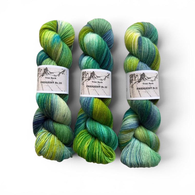 Atelier Franziska Uhl HANDGEFÄRBTE SOCKENWOLLE - TRUE SOCK