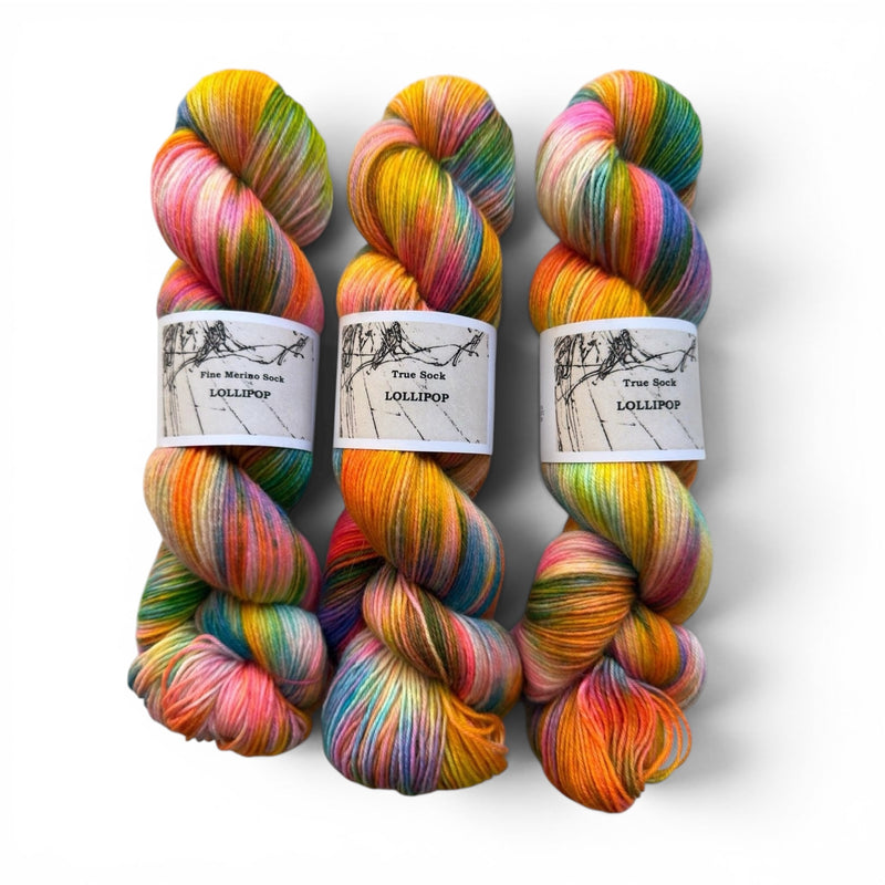 Atelier Franziska Uhl HANDGEFÄRBTE SOCKENWOLLE - TRUE SOCK