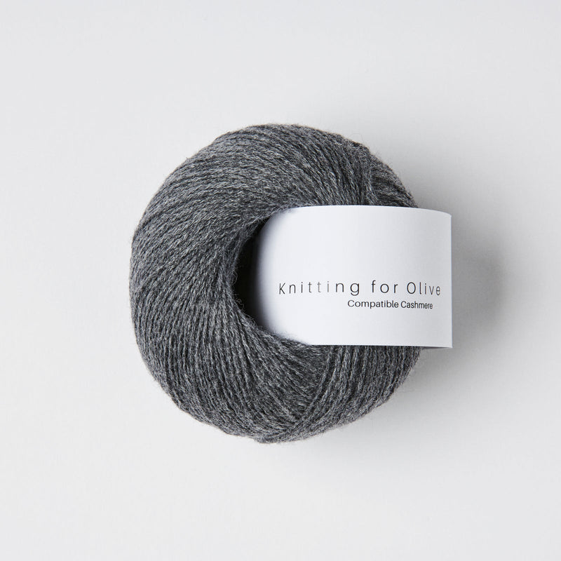 Knitting for Olive Compatible Cashmere in Slate Gray: Kaschmirgarn in Lace-Stärke