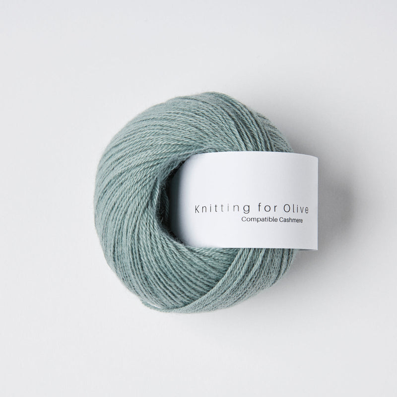 Knitting for Olive Compatible Cashmere in Dusty Aqua: Kaschmirgarn in Lace-Stärke