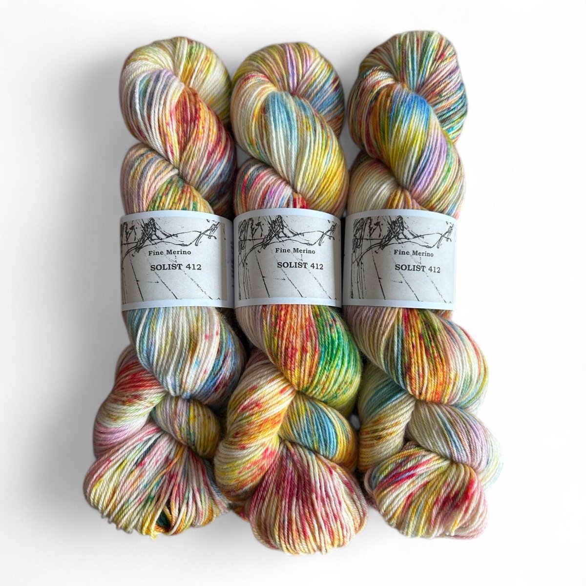 Atelier Franziska Uhl Fine Merino Sock „SOLISTEN“ - BONIFAKTUR - Solist 412 - Atelier Franziska Uhl Atelier Franziska Uhl Fine Merino Sock „SOLISTEN“ Solist 412