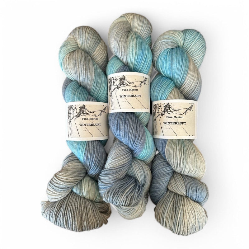 Atelier Franziska Uhl Fine Merino Sock - BONIFAKTUR - Winterluft - Atelier Franziska Uhl Atelier Franziska Uhl Fine Merino Sock Winterluft