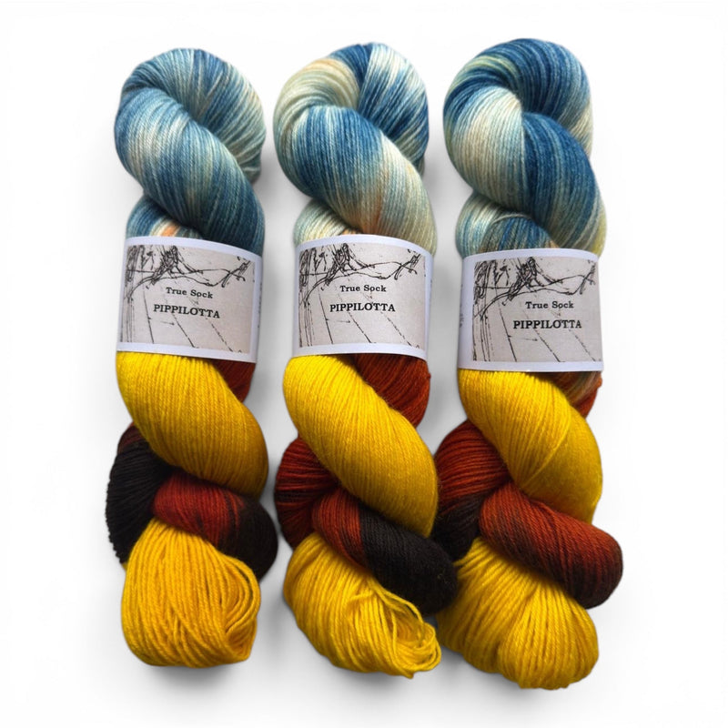 Atelier Franziska Uhl HANDGEFÄRBTE SOCKENWOLLE - TRUE SOCK - BONIFAKTUR - Pippilotta - Atelier Franziska Uhl HANDGEFÄRBTE SOCKENWOLLE - TRUE SOCK