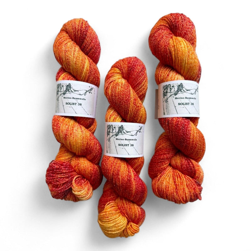 Atelier Franziska Uhl - Merino / Baumwolle - BONIFAKTUR - Solist 38 - Atelier Franziska Uhl Atelier Franziska Uhl - Merino / Baumwolle Solist 38