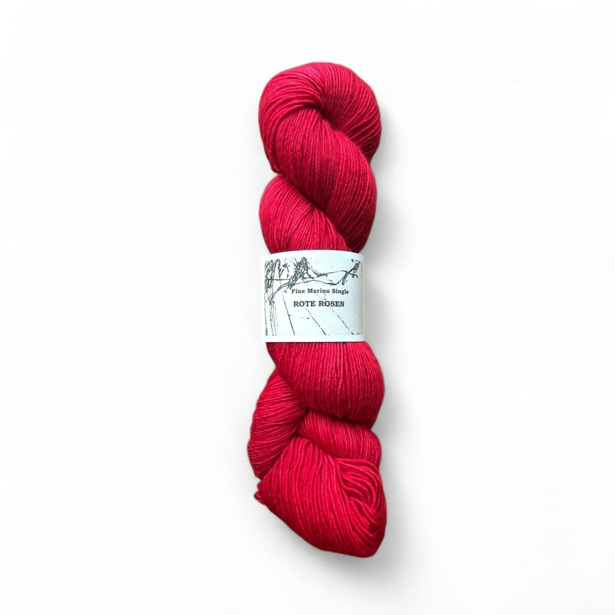 Atelier Franziska Uhl Merino Singles - BONIFAKTUR - Rote Rosen - Atelier Franziska Uhl Atelier Franziska Uhl Merino Singles Rote Rosen