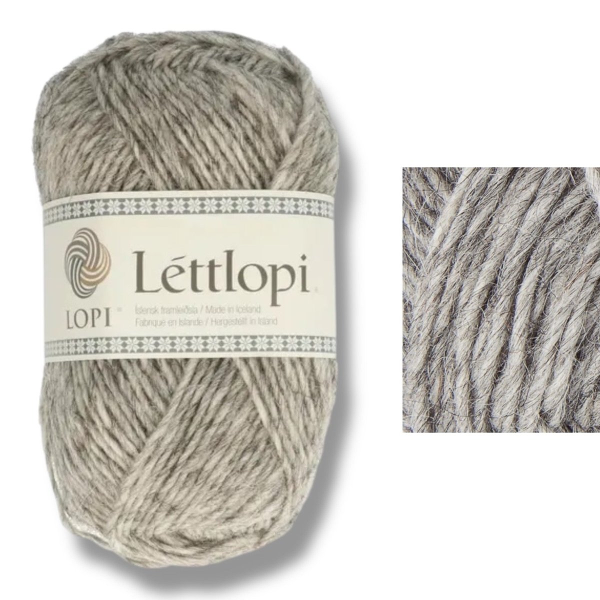 ISTEX LOPI LÉTTLOPI - BONIFAKTUR - 0056 Light Grey - ISTEX LOPI LÉTTLOPI