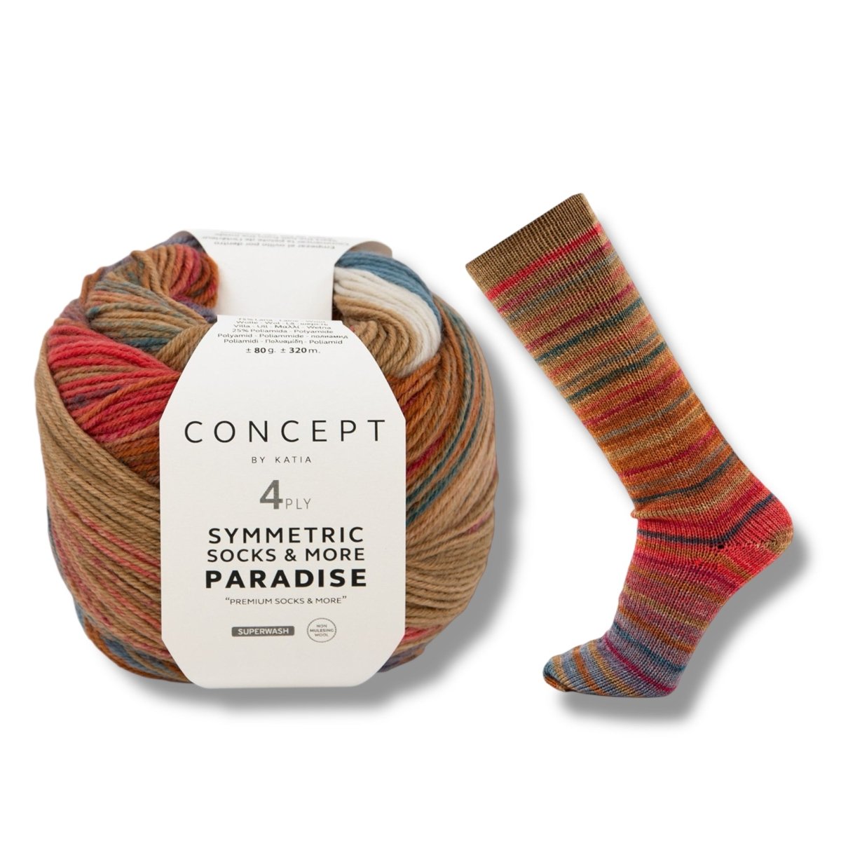 Katia SYMMETRIC SOCKS & MORE - PARADISE - BONIFAKTUR - 41 - Katia SYMMETRIC SOCKS & MORE - PARADISE