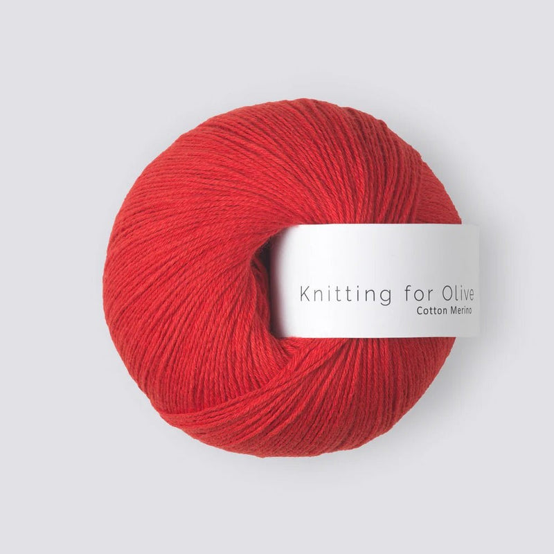 Knitting for Olive COTTON MERINO - BONIFAKTUR - Red Currant - Knitting for Olive COTTON MERINO