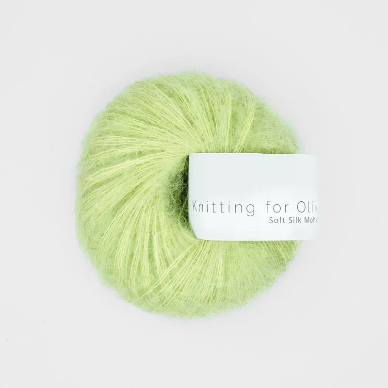 Knitting for Olive SOFT SILK MOHAIR - BONIFAKTUR - Lemon Grass - Knitting for Olive SOFT SILK MOHAIR