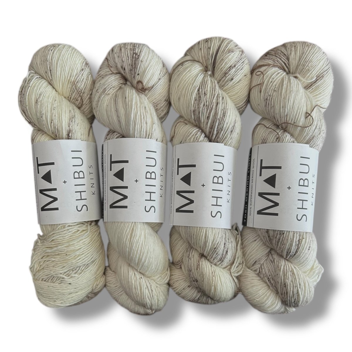 Madelinetosh Tosh Merino Light - BONIFAKTUR - Ice Cap Speckle - Madelinetosh Tosh Merino Light