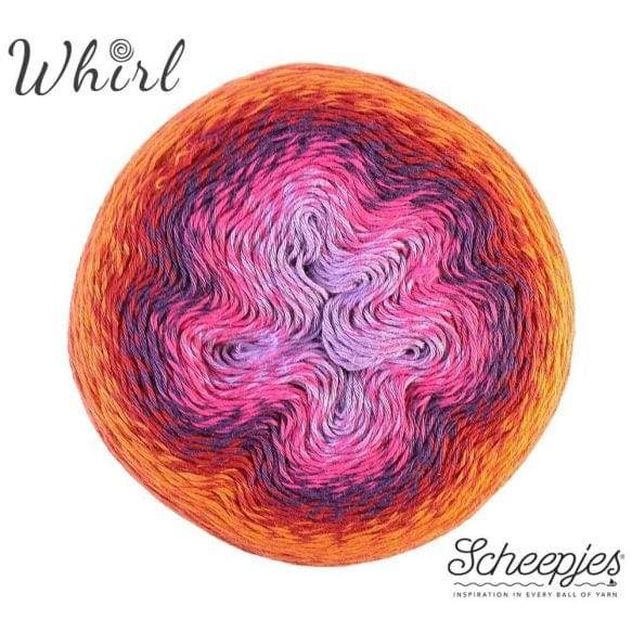 Scheepjes Whirl - BONIFAKTUR - 764 Red Velvet Sunrise - Scheepjes Whirl - BONIFAKTUR