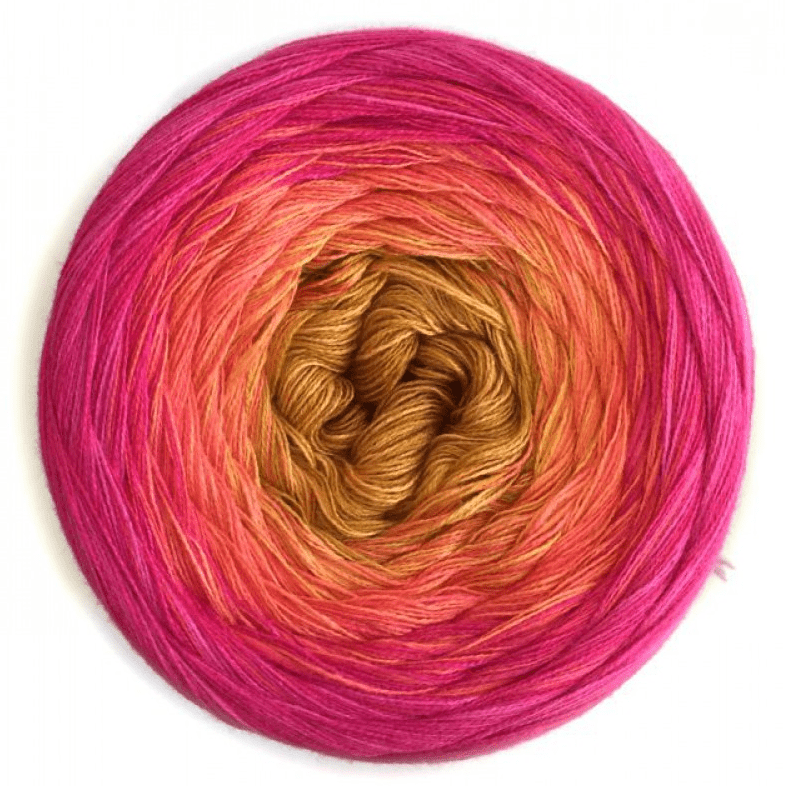 100Farbspiele 4 - Fach Unikate LACE 900m - BONIFAKTUR - Zinnie - 100Farbspiele 100Farbspiele 4 - Fach Unikate LACE 900m Zinnie