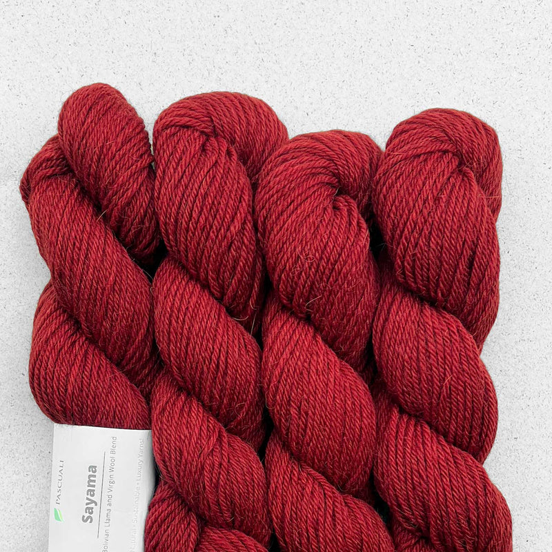 Pascuali Sayama in 301 Rubin: Lama-Schurwoll-Garn.