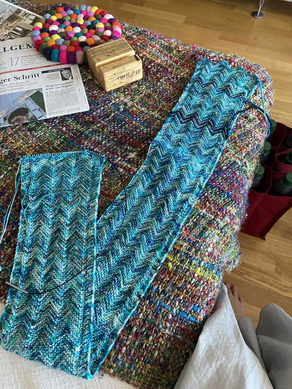 Customer photo: Atelier Franziska Uhl FINE MERINO SOCK "SOLISTEN"