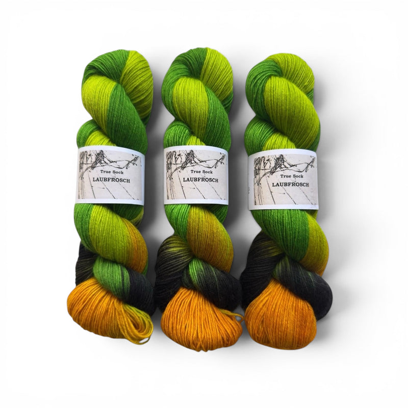 Atelier Franziska Uhl HANDGEFÄRBTE SOCKENWOLLE - TRUE SOCK