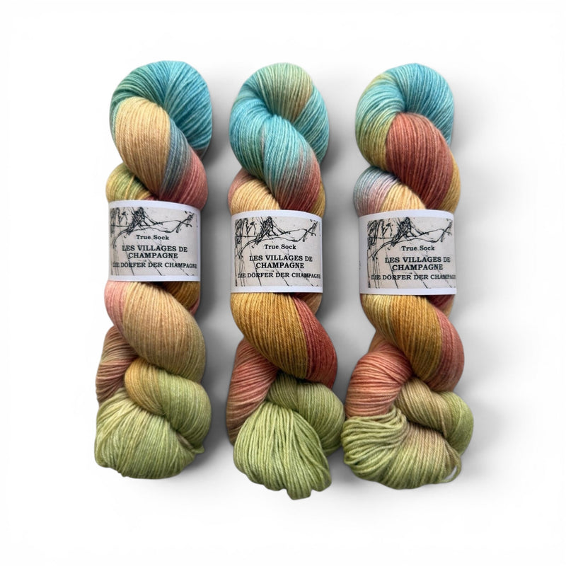 Atelier Franziska Uhl HANDGEFÄRBTE SOCKENWOLLE - TRUE SOCK