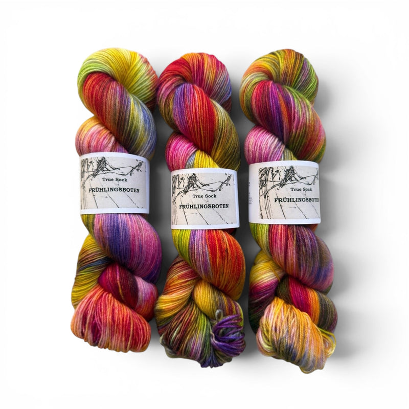 Atelier Franziska Uhl HANDGEFÄRBTE SOCKENWOLLE - TRUE SOCK