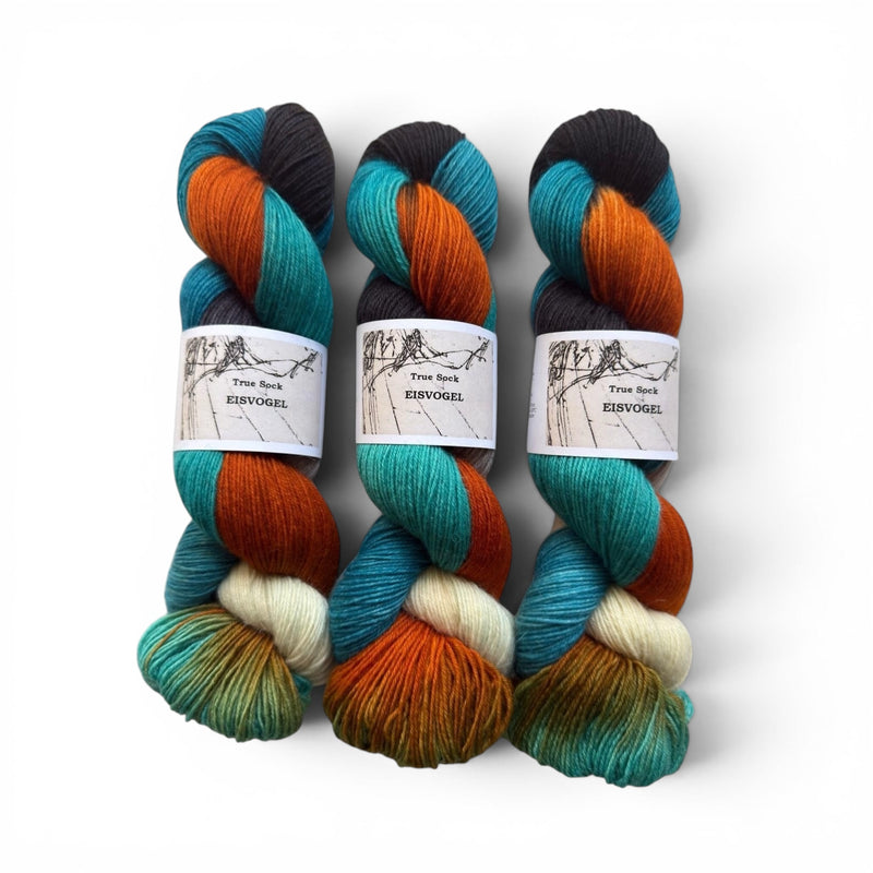 Atelier Franziska Uhl HANDGEFÄRBTE SOCKENWOLLE - TRUE SOCK