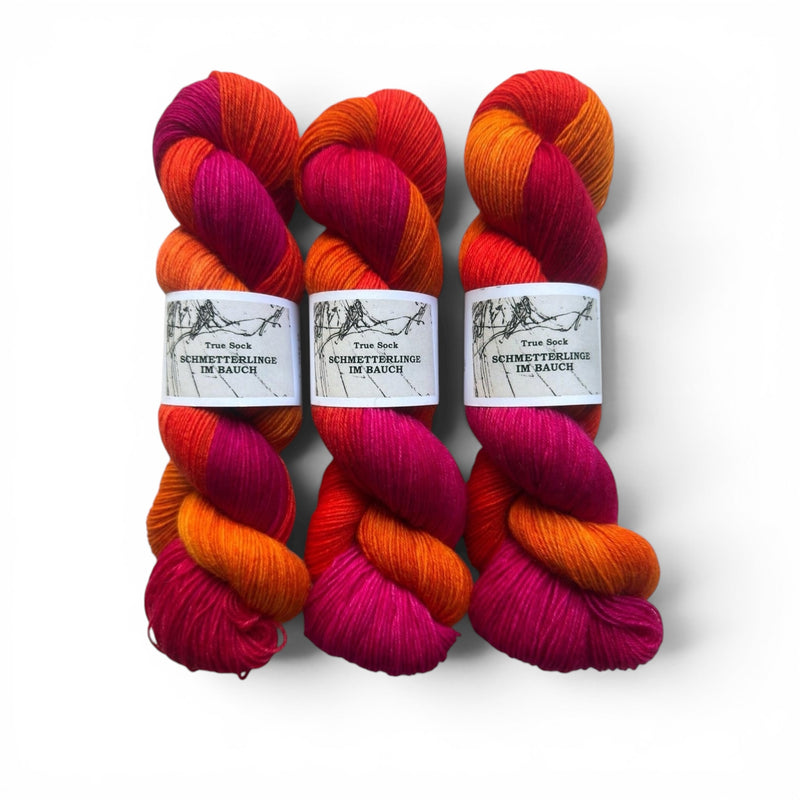 Atelier Franziska Uhl HANDGEFÄRBTE SOCKENWOLLE - TRUE SOCK