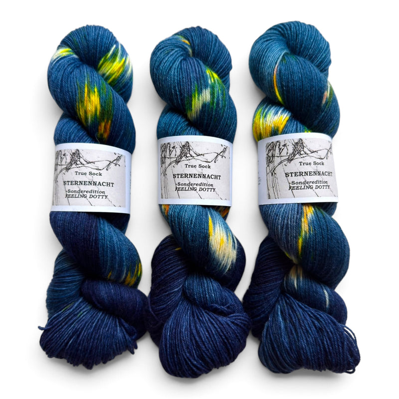 Atelier Franziska Uhl HANDGEFÄRBTE SOCKENWOLLE - TRUE SOCK