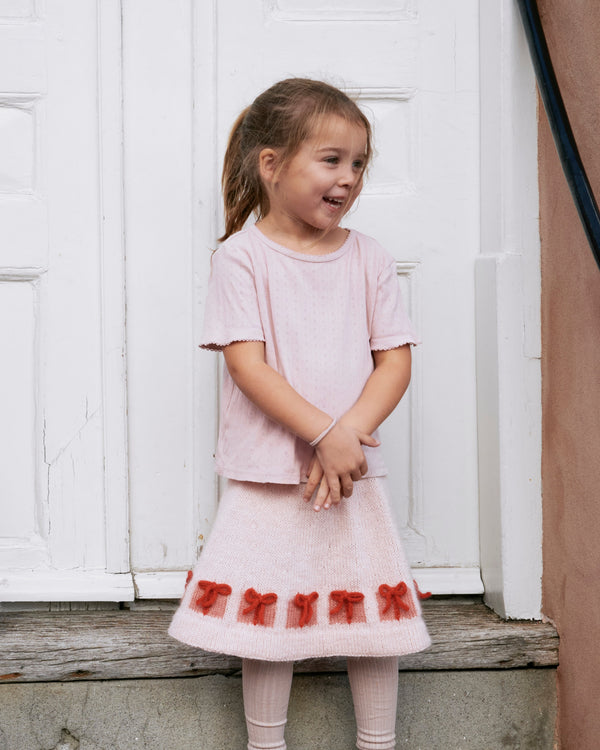 Christmas Morning Skirt – Strickanleitung & Garnpaket