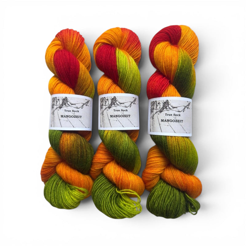 Atelier Franziska Uhl HANDGEFÄRBTE SOCKENWOLLE - TRUE SOCK