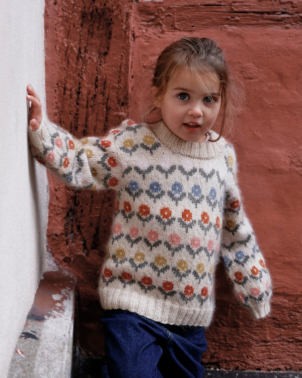 Anemone Sweater Kids – Strickanleitung & Garnpaket