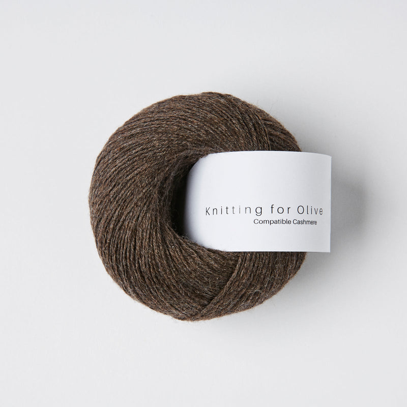 Knitting for Olive Compatible Cashmere in Brown Bear: Kaschmirgarn in Lace-Stärke