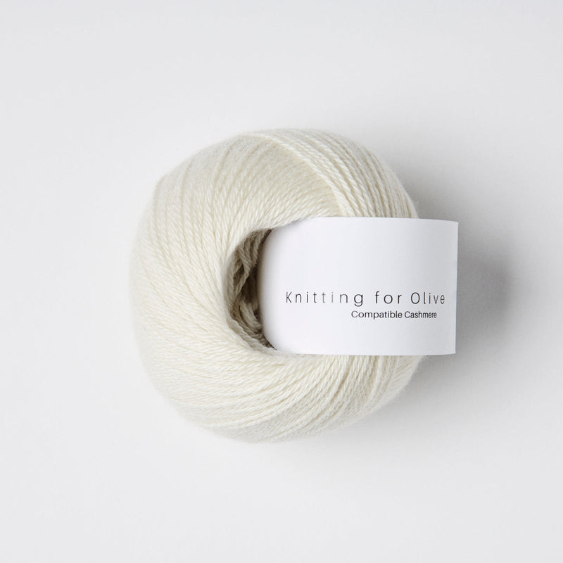 Knitting for Olive Compatible Cashmere in Cream: Kaschmirgarn in Lace-Stärke