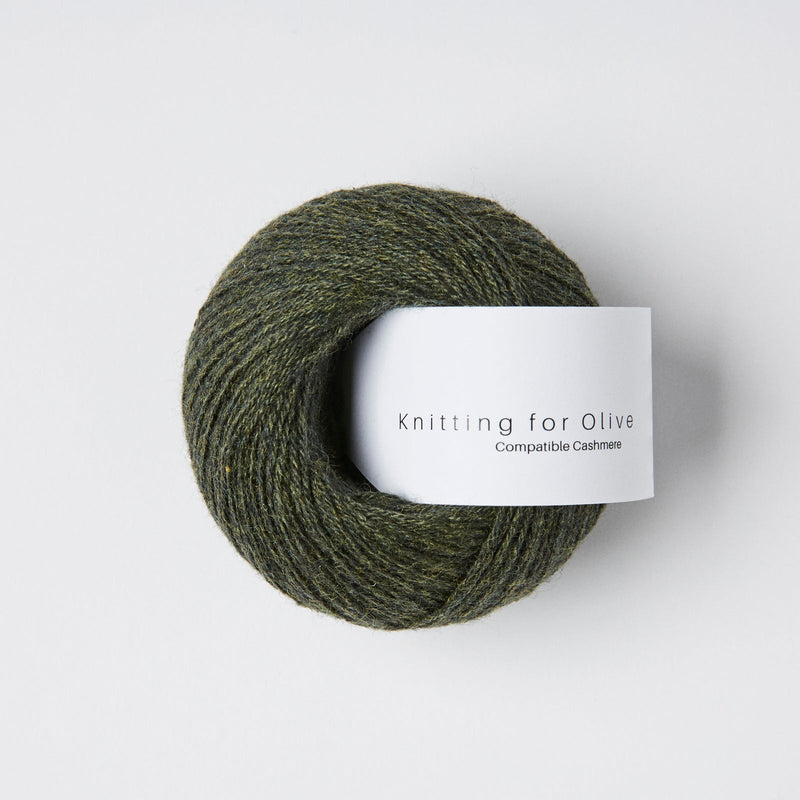 Knitting for Olive Compatible Cashmere in Slate Green: Kaschmirgarn in Lace-Stärke