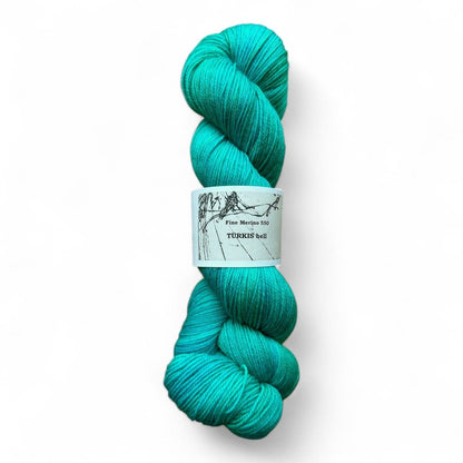 Atelier Franziska Uhl Fine Merino 550 - BONIFAKTUR - TÜRKIS hell - Atelier Franziska Uhl Atelier Franziska Uhl Fine Merino 550 TÜRKIS hell