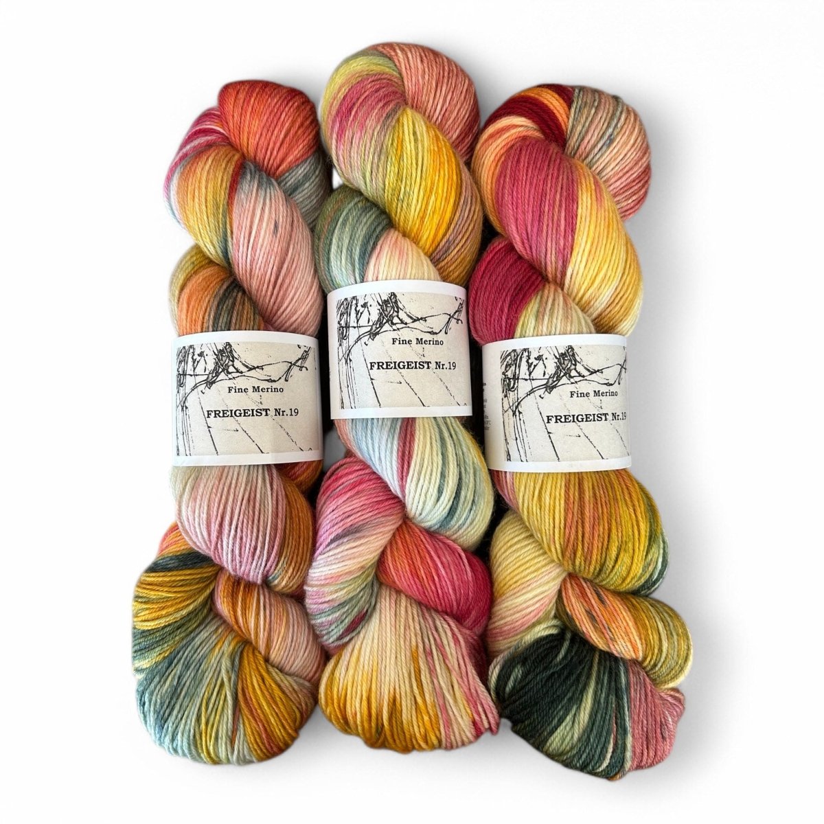 Atelier Franziska Uhl Fine Merino Sock - BONIFAKTUR - Freigeist Nr. 19 - Atelier Franziska Uhl Atelier Franziska Uhl Fine Merino Sock Freigeist Nr. 19