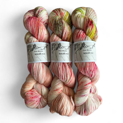 Atelier Franziska Uhl Fine Merino Sock „SOLISTEN“ - BONIFAKTUR - Solist 415 - Atelier Franziska Uhl Fine Merino Sock „SOLISTEN“