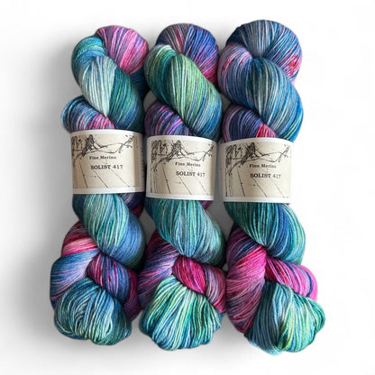 Atelier Franziska Uhl Fine Merino Sock „SOLISTEN“ - BONIFAKTUR - Solist 417 - Atelier Franziska Uhl Atelier Franziska Uhl Fine Merino Sock „SOLISTEN“ Solist 417