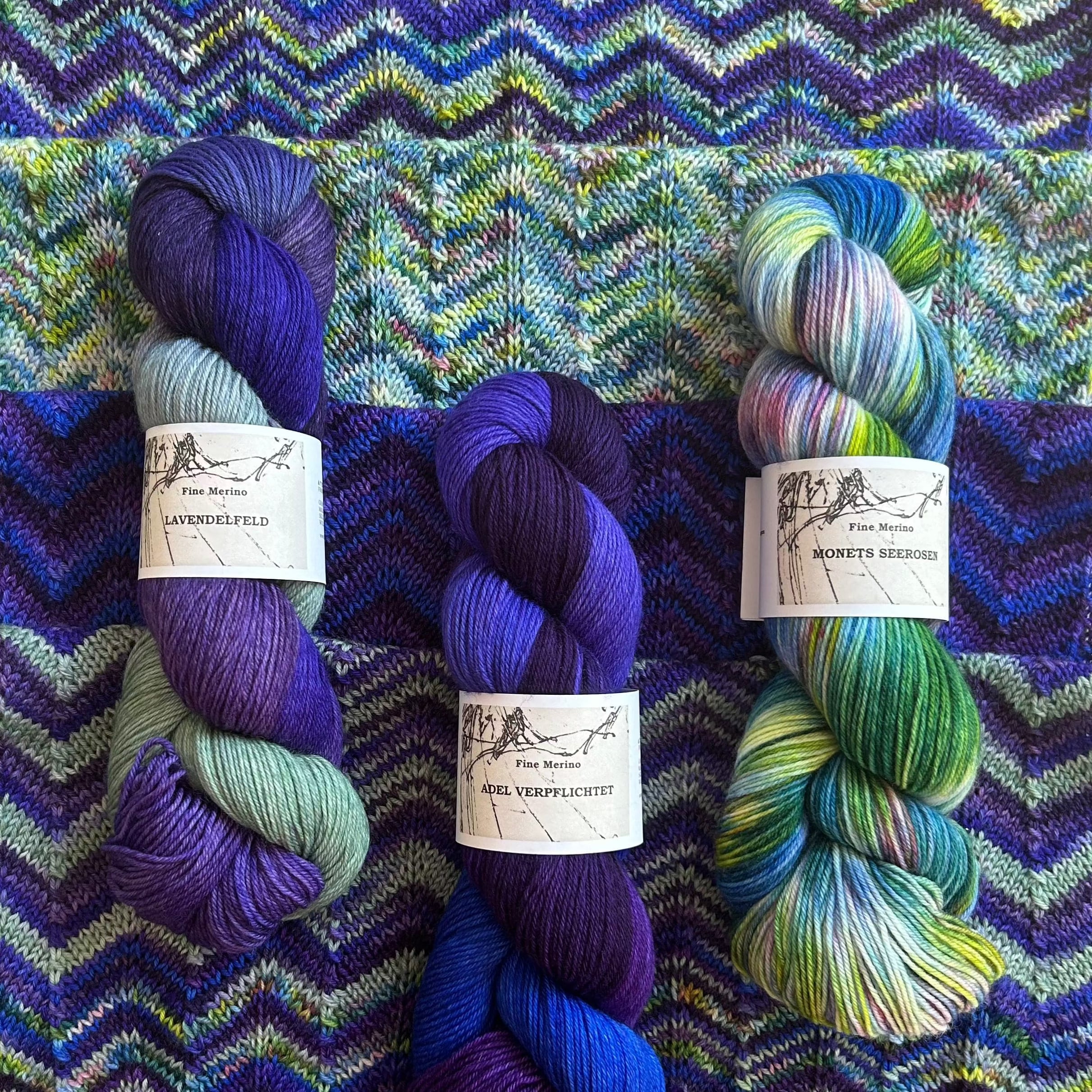 Atelier Franziska Uhl SOMETIMES LIFE ZIGZAGS SUMMER LOVE LAVENDER