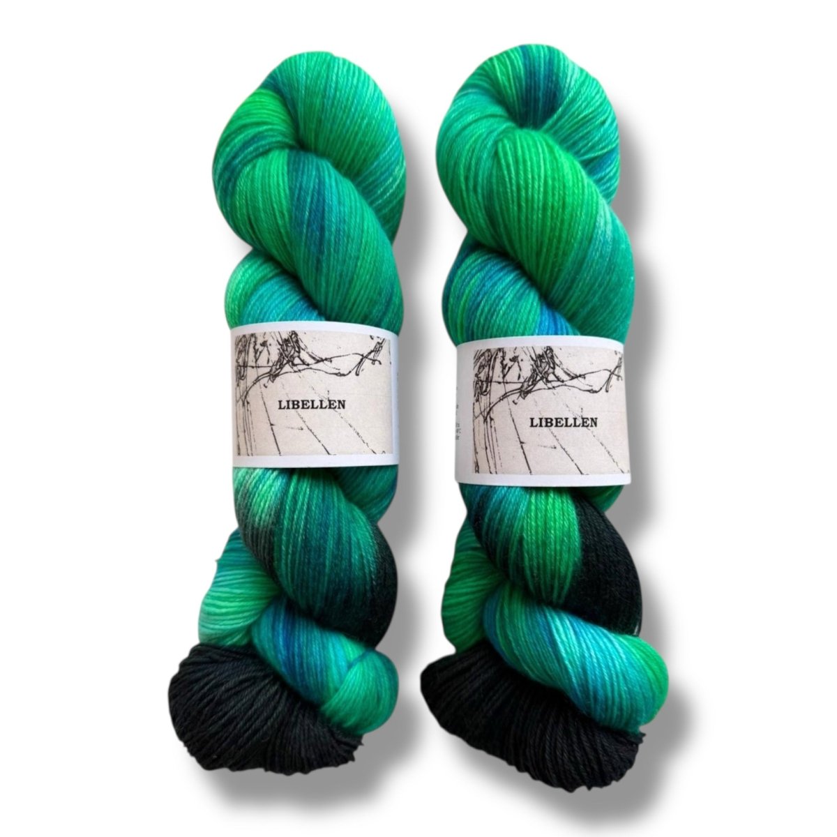 Atelier Franziska Uhl HANDGEFÄRBTE SOCKENWOLLE - TRUE SOCK - BONIFAKTUR - Libellen - Atelier Franziska Uhl HANDGEFÄRBTE SOCKENWOLLE - TRUE SOCK