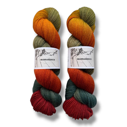 Atelier Franziska Uhl HANDGEFÄRBTE SOCKENWOLLE - TRUE SOCK - BONIFAKTUR - Marakesch - Atelier Franziska Uhl HANDGEFÄRBTE SOCKENWOLLE - TRUE SOCK