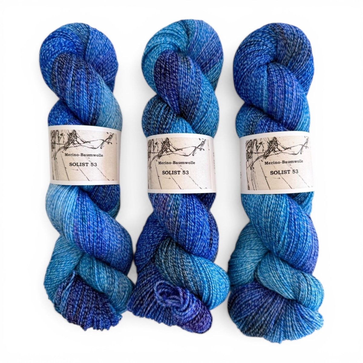 Atelier Franziska Uhl - SOCK MERINO / BAUMWOLLE - FINE COTTON SOCK - BONIFAKTUR - Solist 53 - Atelier Franziska Uhl - SOCK MERINO / BAUMWOLLE - FINE COTTON SOCK