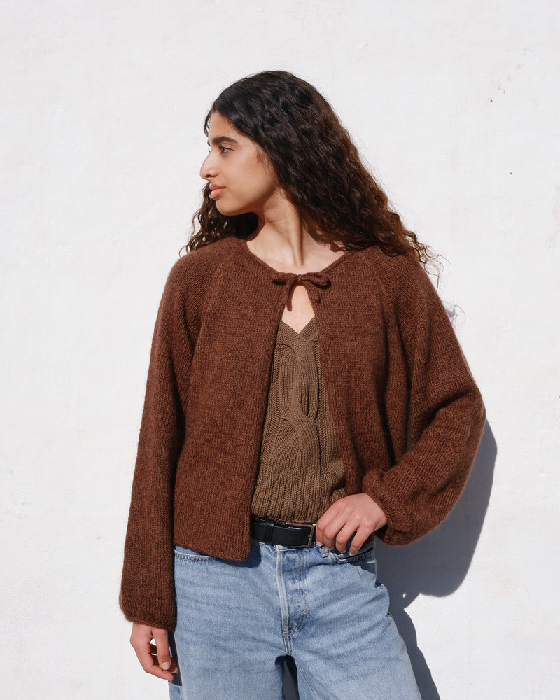 Audrey Cardigan – Strickanleitung & Garnpaket