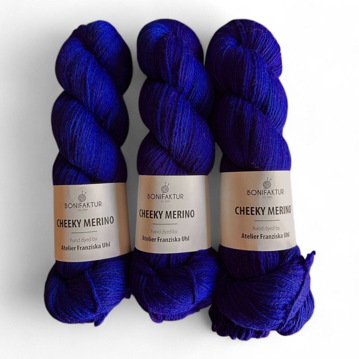Cheeky Merino BONIFAKTUR x Atelier Franziska Uhl - BONIFAKTUR - Blauviolett - Melange - BONIFAKTUR Cheeky Merino BONIFAKTUR x Atelier Franziska Uhl Blauviolett - Melange