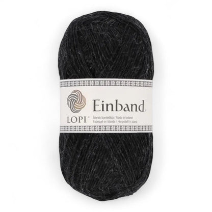 ISTEX LOPI EINBAND - BONIFAKTUR - 0151 Black Heather - Lopi ISTEX LOPI EINBAND 0151 Black Heather