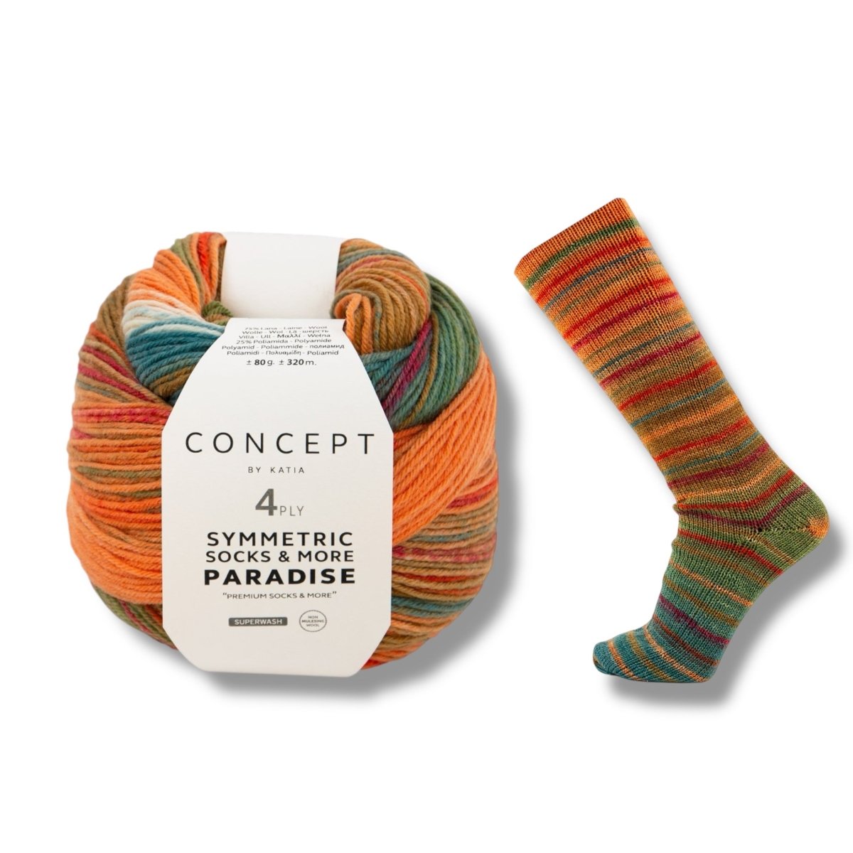 Katia SYMMETRIC SOCKS & MORE - PARADISE - BONIFAKTUR - 44 - Katia SYMMETRIC SOCKS & MORE - PARADISE