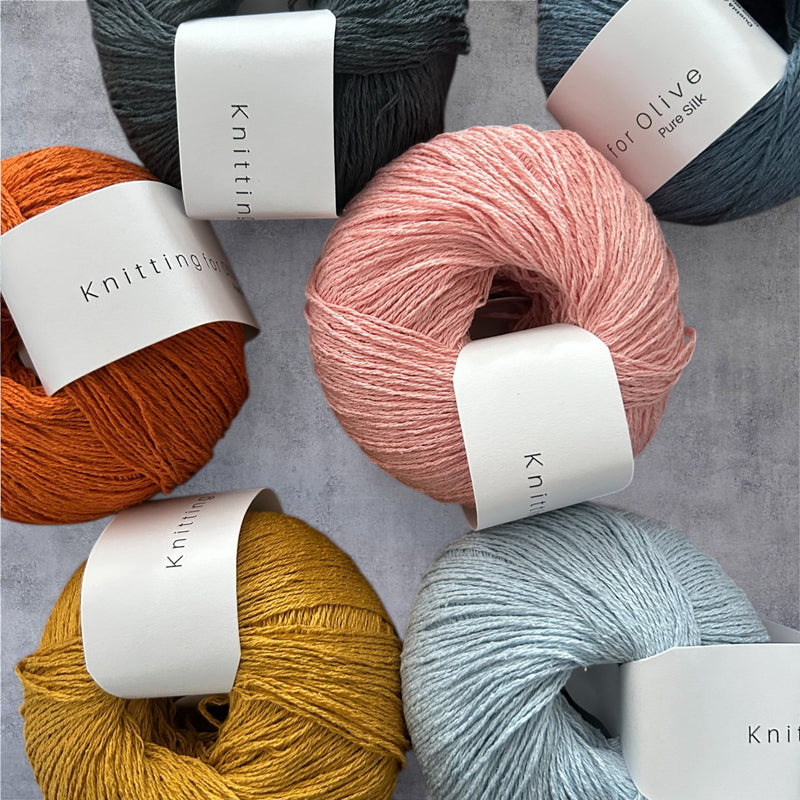 Knitting for Olive PURE SILK - BONIFAKTUR - Undyed - Knitting for Olive PURE SILK