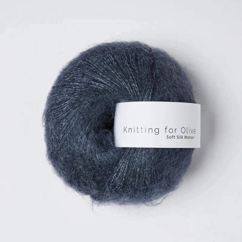 Knitting for Olive Soft Silk Mohair - BONIFAKTUR - Dusty Blue Whale - Knitting for Olive Soft Silk Mohair