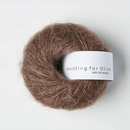 Knitting for Olive Soft Silk Mohair - BONIFAKTUR - Plum Clay - Knitting for Olive Soft Silk Mohair