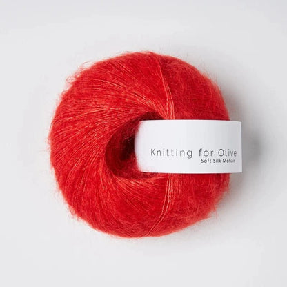 Knitting for Olive Soft Silk Mohair - BONIFAKTUR - Red Currant - Knitting for Olive Knitting for Olive Soft Silk Mohair Red Currant