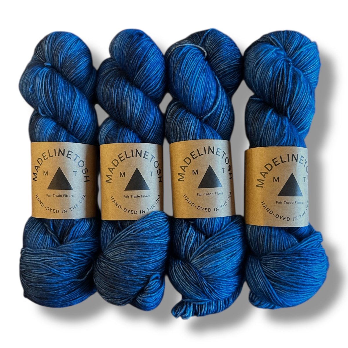 海外毛糸 MADELNETOSH Madelinetosh Tosh Vintage Blue Gingham – Wool