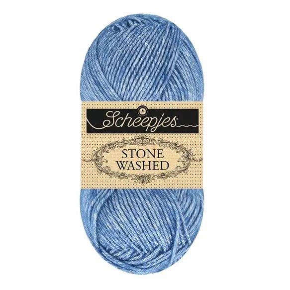 Scheepjes Stone Washed - BONIFAKTUR - 846 Lazurite - Scheepjes Scheepjes Stone Washed 846 Lazurite